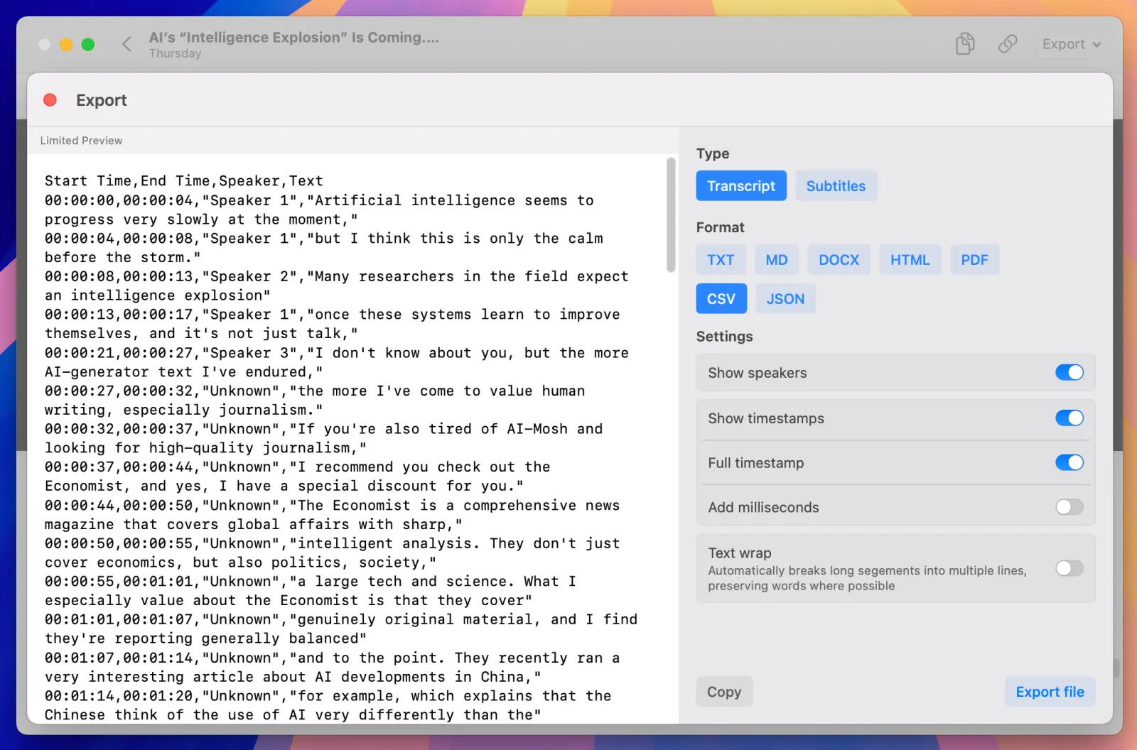 MeetMic 1.11 - New Features