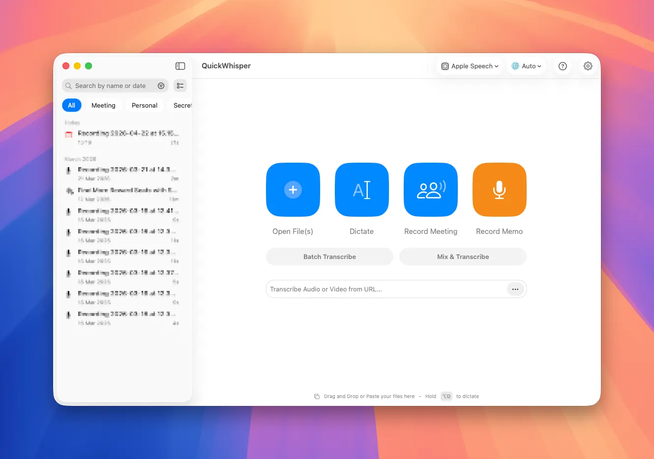 MeetMic 1.27 - Redesigned Main Interface