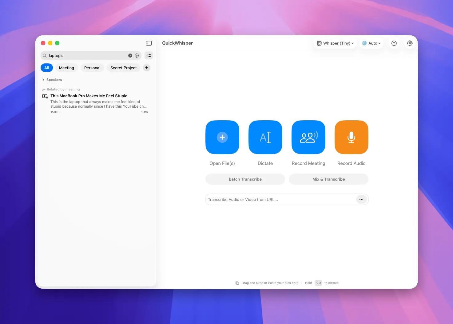 MeetMic 1.29 - Semantic Search