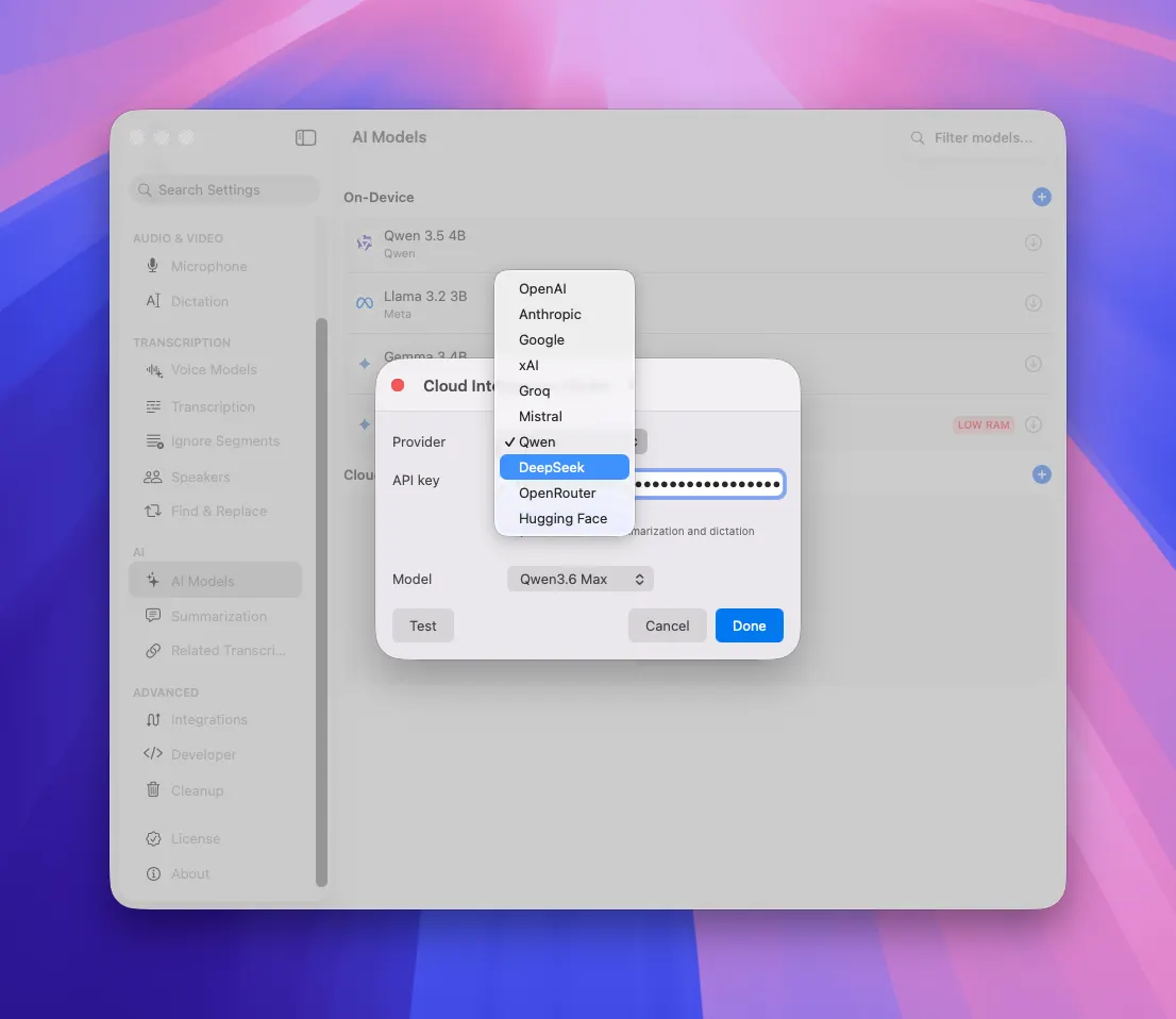 MeetMic 1.29 - New Cloud AI Models